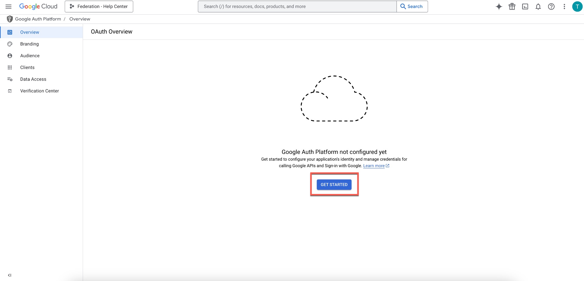 Configure Auth Platform